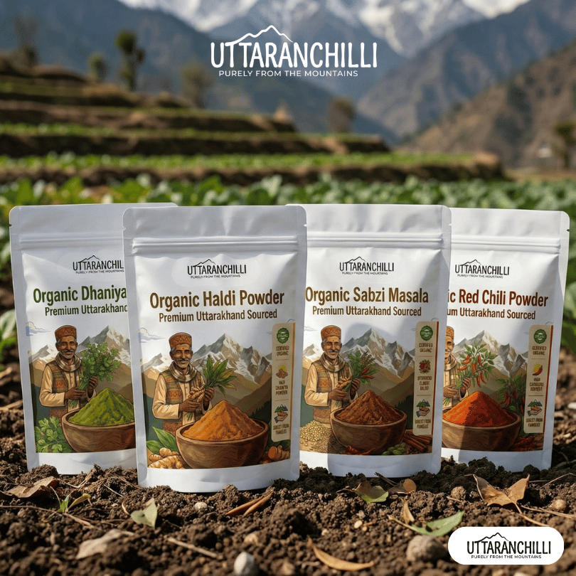 Organic Spices Combo Pack of 4