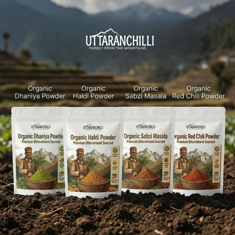 Organic Spices Combo Pack of 4