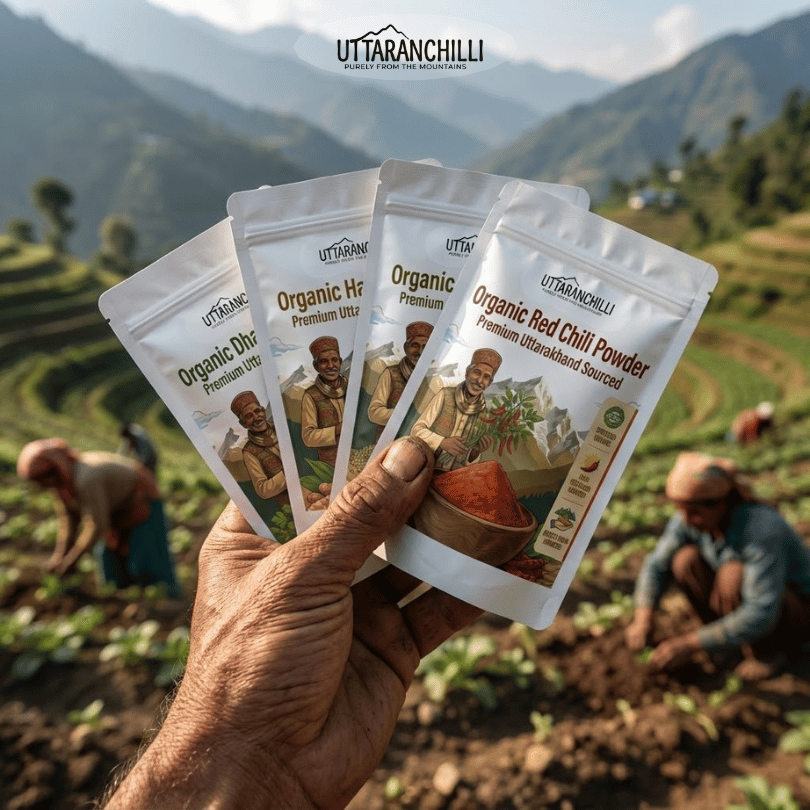 Organic Spices Combo Pack of 4