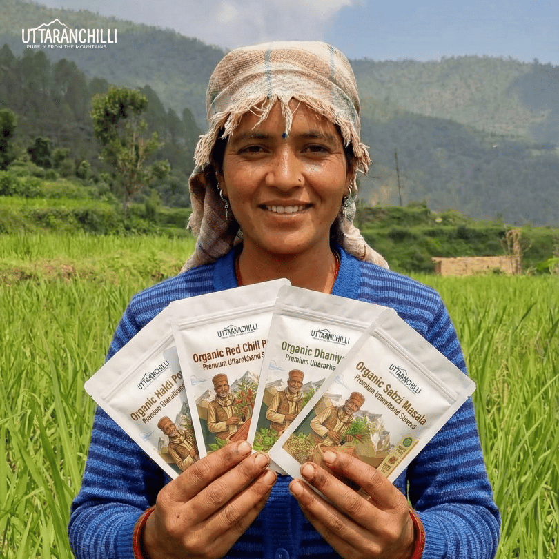 Organic Spices Combo Pack of 4