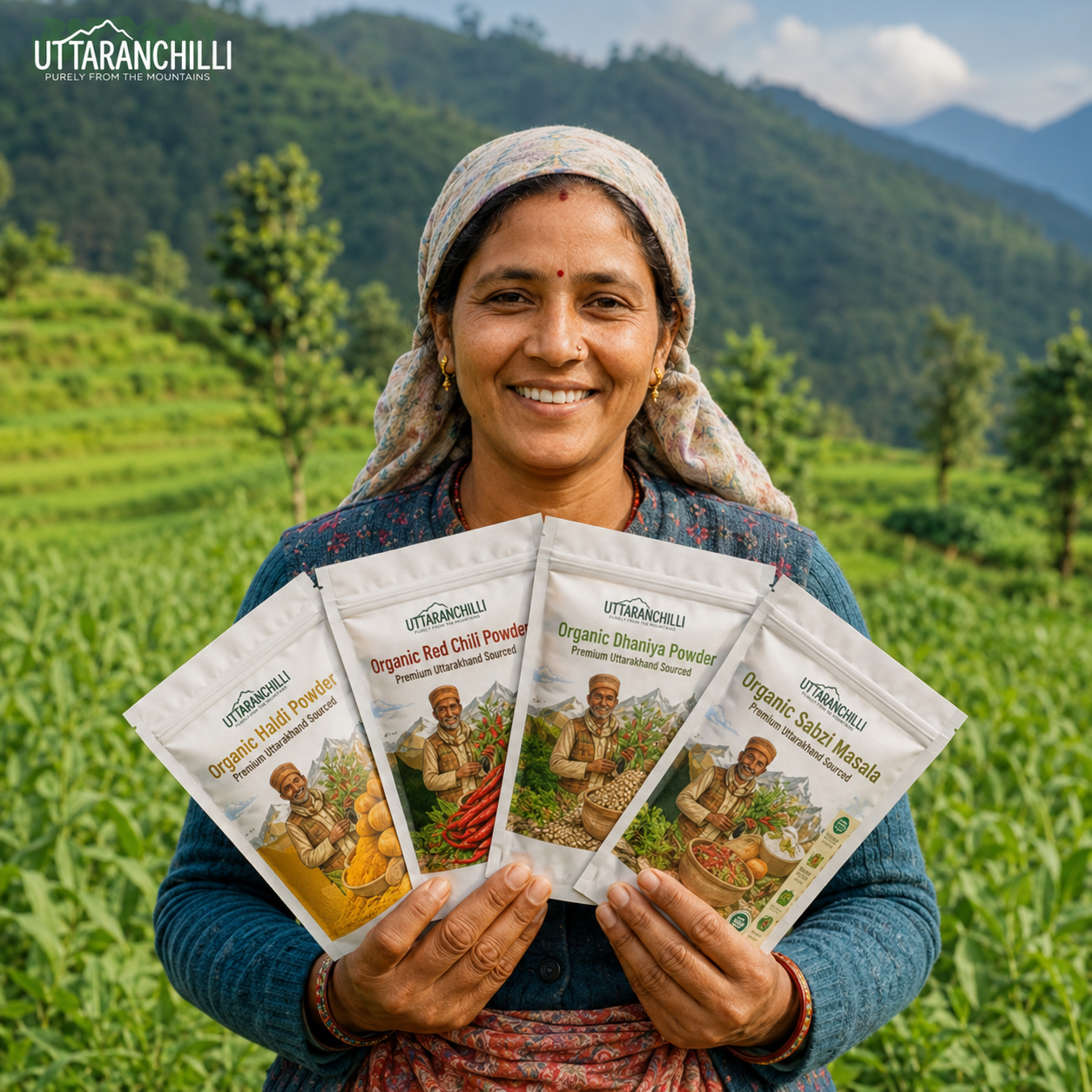 Organic Spices Combo Pack of 4