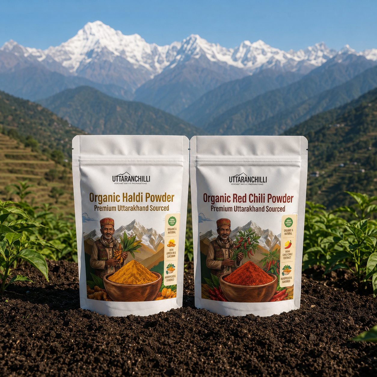 Organic Spices Combo Pack of 4