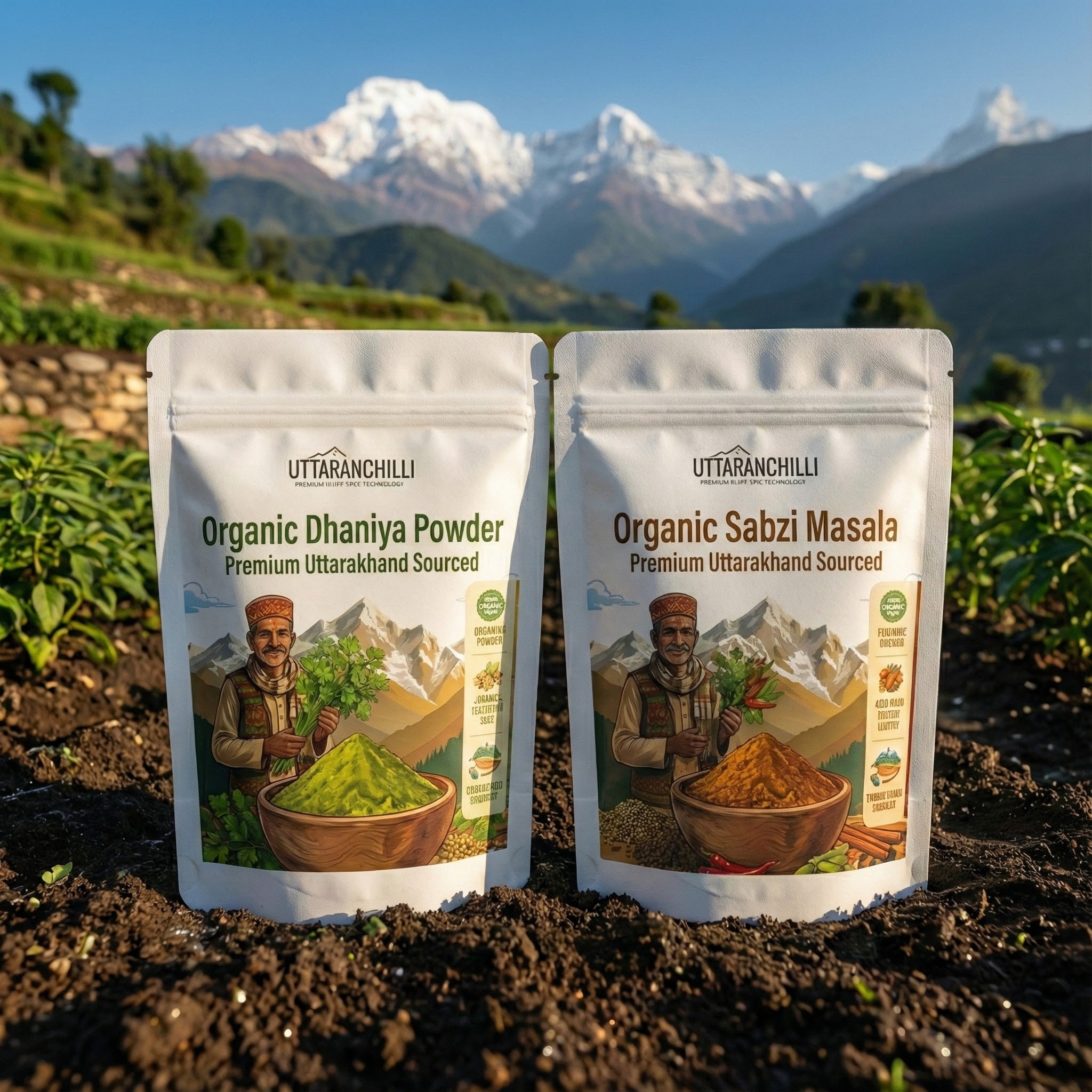 Organic Spices Combo Pack of 4