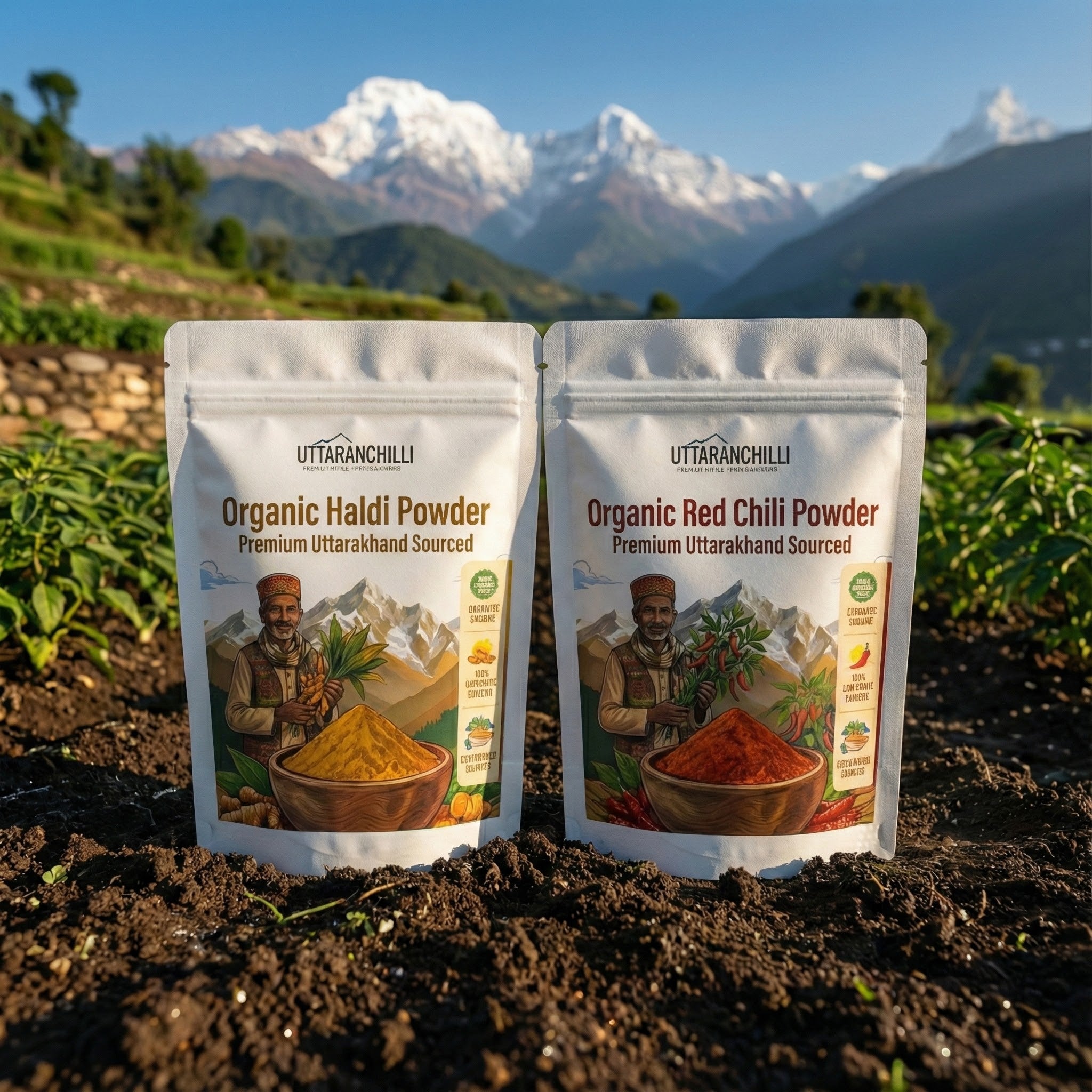 Organic Spices Combo Pack of 4